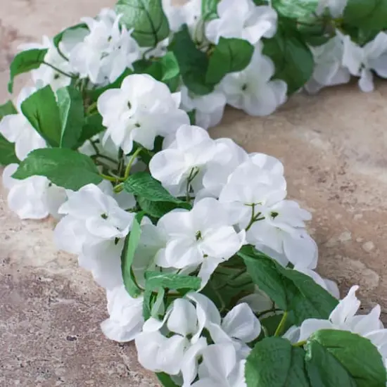 6ft. White Hydrangea Chain Garland by Ashland&reg; {4}