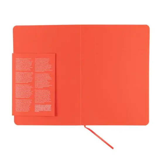 Fabrian&reg; EcoQua Plus A5 Lined Stitch-Bound Notebook Red {7}