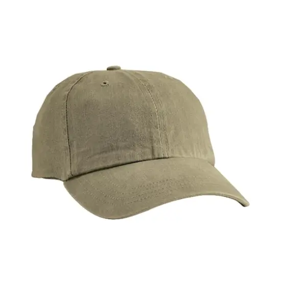 Port & Company&reg; Pigment-Dyed Cap Khaki {4}
