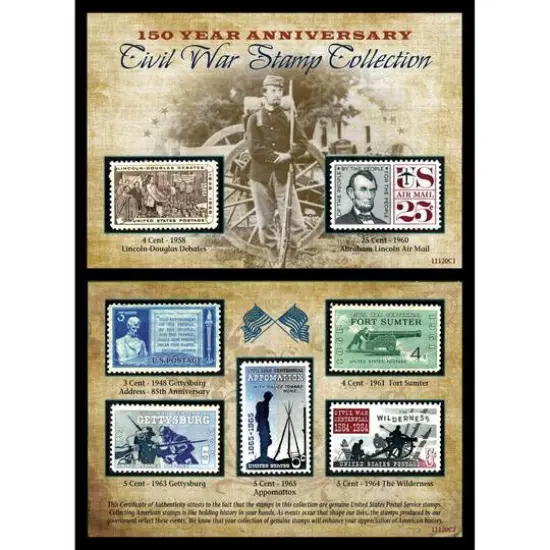 150th Anniversary Civil War Commemorative Stamp Collection {1}