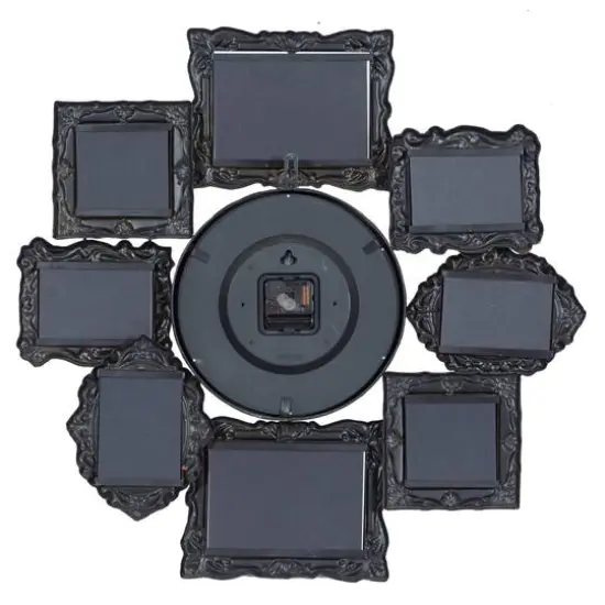 25" Multicolored Metal Frames Wall Clock {7}