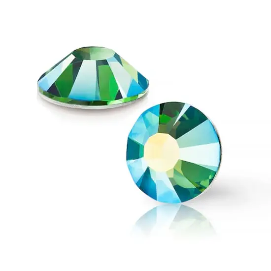 Preciosa MAXIMA SS16 Aurora Borealis Flatback Czech Crystals, 144ct. Shamrock AB {4}