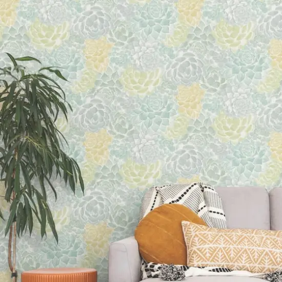 RoomMates Mr. Kate Succulent Plant Peel & Stick Wallpaper {3}