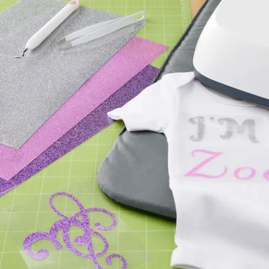 Cricut&reg; Glitter Iron-On&trade; Princess Sampler {3}