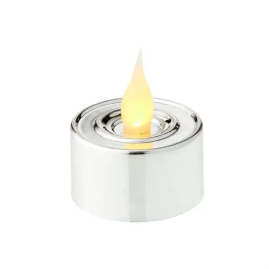 Silver LED Silver Tealight Candles, 24ct. by Ashland&reg; {1}