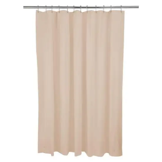 Bath Bliss Premium Shower Curtain Liner Beige {1}