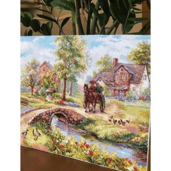 Alisa Sunday Walk Cross Stitch Kit {6}