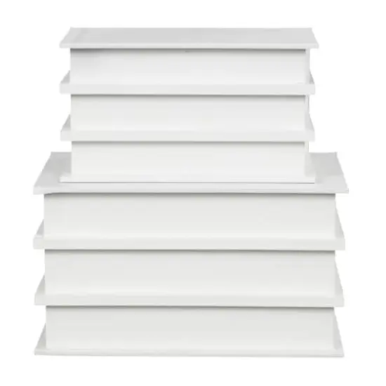 Explore, Dream, Discover Canvas Book Box Set White {9}