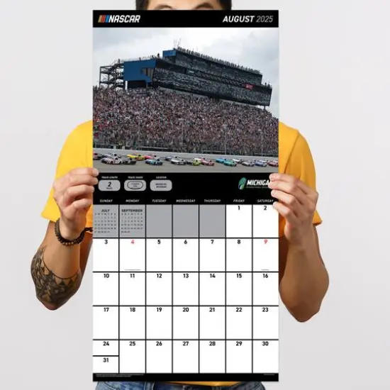 TF Publishing 2025 Nascar Tracks Wall Calendar {5}