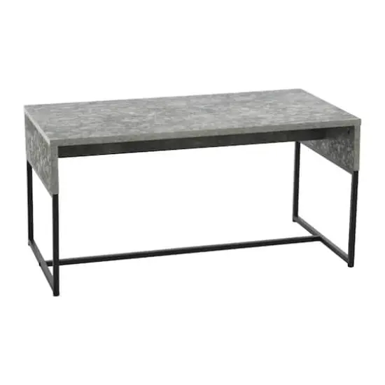 Household Essentials 59" Wrap Coffee Table Gray {1}