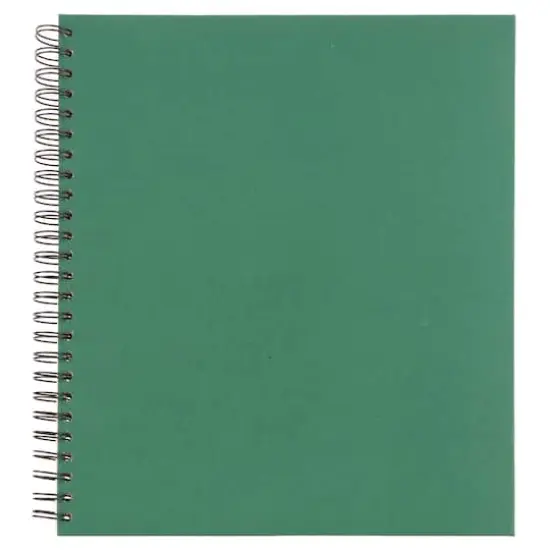 12" x 12" Spiral Bound Scrapbook Album by Recollections&reg; Green {1}