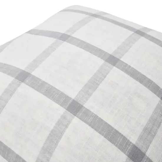 Hello Honey&reg; 20'' Square Windowpane Plaid Pillow Cover {4}