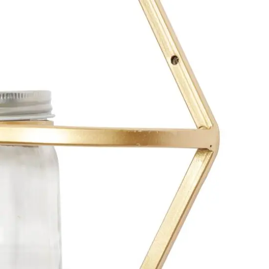 CosmoLiving by Cosmopolitan Gold Vase Metal Wall D&eacute;cor Set, 3ct. {4}