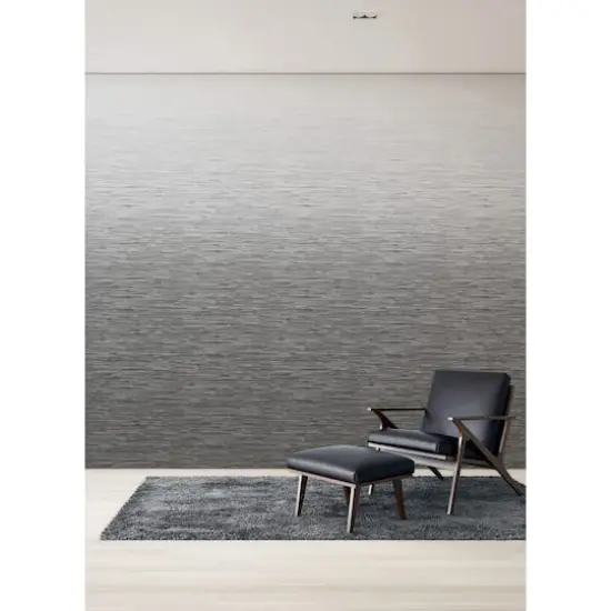 Katie Hunt Light Gray Ombre Mist Wall Mural {5}