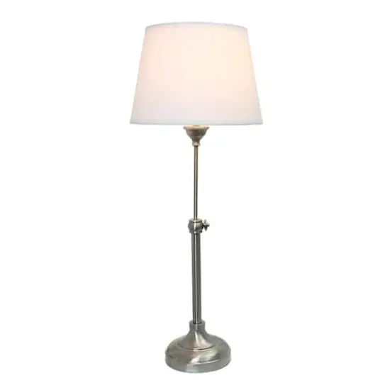 Lalia Home Brushed Nickel Extendable Lamp Set {16}