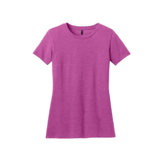 District® Women's Perfect BlendTee Heathered Pink Raspberry {1}