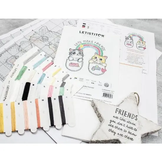 Letistitch Let's make friends! Counted Cross Stitch Kit {3}