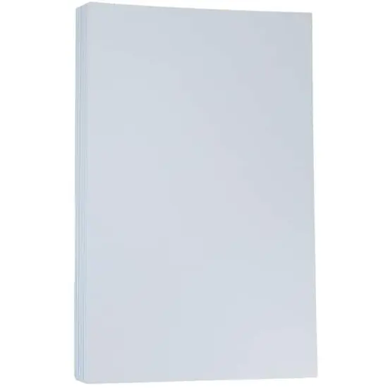 JAM Paper Matte 8.5" x 14" 28lb. Paper, 50 Sheets Baby Blue {1}