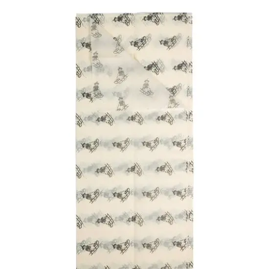 JAM Paper Ivory Sled Holiday Tissue Paper, 8 Sheets {4}