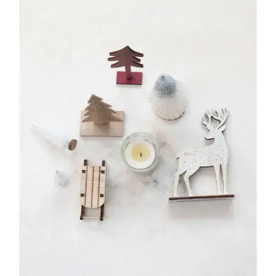 Hello Honey&reg; 13 Piece Star Candle, Sled & Woodland Icons Candle Garden Kit {4}