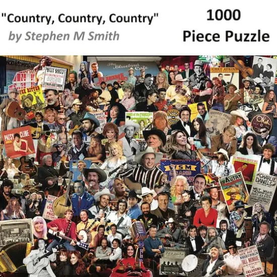 Hart Puzzles Country, Country, Country by Steve Smith 1,000 Piece Jigsaw Puzzle {3}