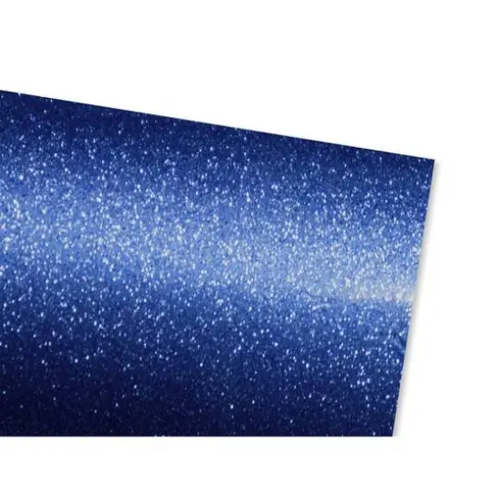 PA Vinyl Fine Glitter Permanent Adhesive Vinyl Cobalt {3}