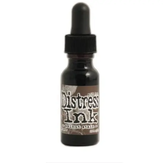 Tim Holtz Distress&reg; Ink Pad Reinker Walnut Stain {1}