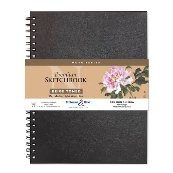 Stillman & Birn&reg; Nova Series Wirebound Beige Toned Mixed Media Sketchbook {1}