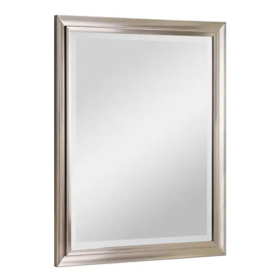 Head West Brushed Nickel Framed Wall Mirror - 32" x 26" {1}