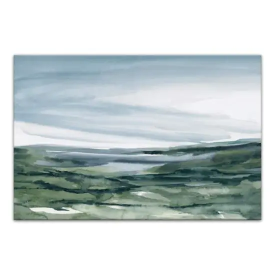 Abstracted Landscape 18" x 12' Canvas Wall Art {1}