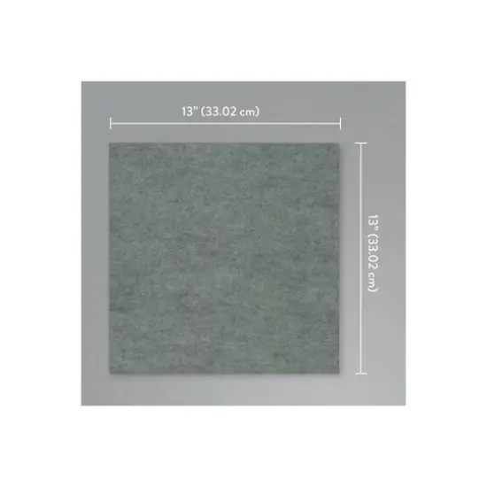 RoomMates Squares Acoustical Peel & Stick Tiles Light Gray {7}