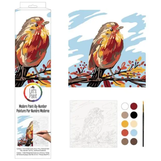 Plaid&reg; Fall Bird Paint-By-Number Kit {1}