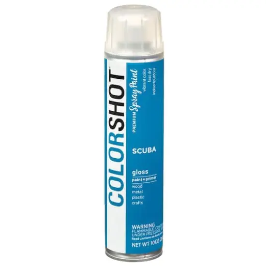 COLORSHOT&reg; Premium Gloss Spray Paint Scuba {1}