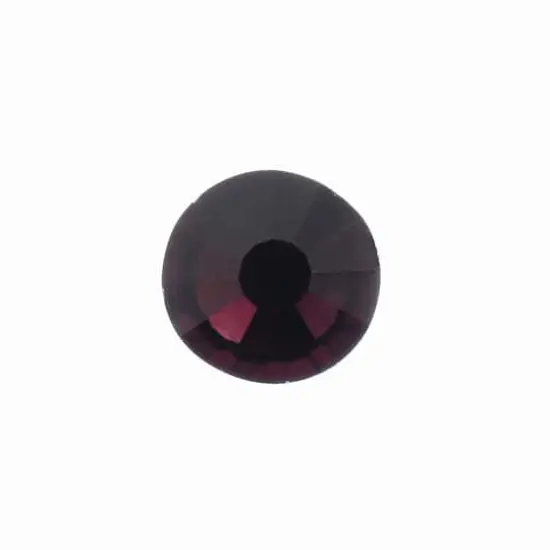 John Bead Crystal Lane SS30 Glass Round Flatback Rhinestones, 72ct. Purple Amethyst {3}