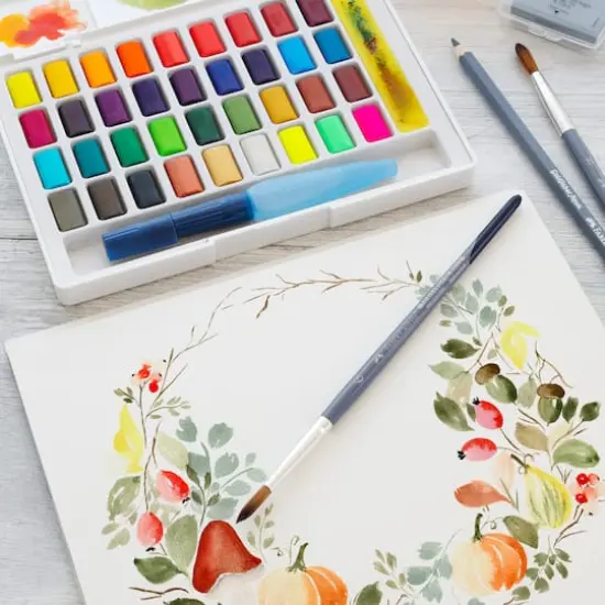 Faber-Castell 36 Color Watercolor Pan Set {3}