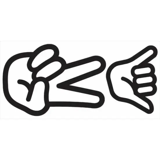 RoomMates Peace Hand Dry Erase Peel & Stick Giant Decals {3}