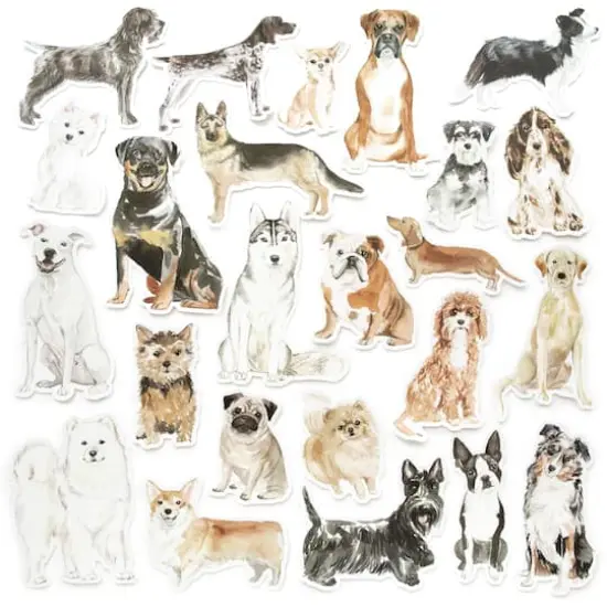 Dogs Die Cut Stickers by Recollections&trade; {1}