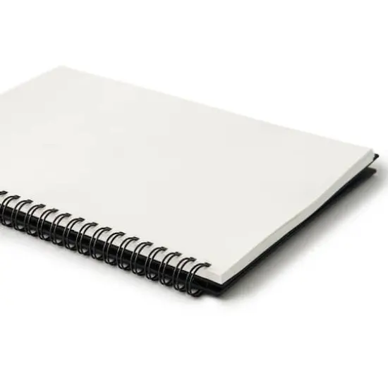 Black Hard Cover Drawing Pad by Artist's Loft&trade;, 5.5" x 8.5"  {5}