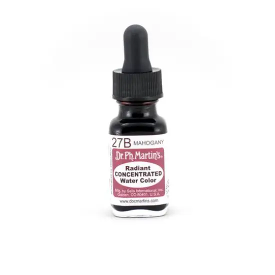 Dr. Ph. Martin's&reg; Radiant Concentrated Watercolor, 0.5oz. 27B Mahogany {1}