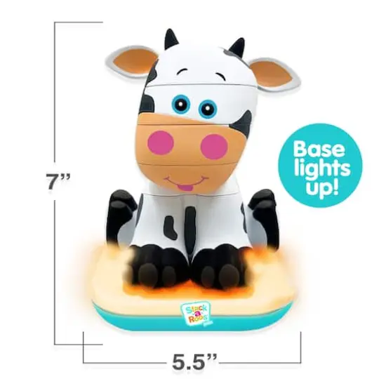 Stack-a-Roos Pals&trade; Baby Cow Stacking Animal Tower {4}
