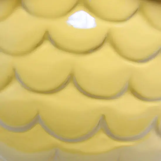 Simple Designs 13" Ceramic Owl Table Lamp Dandelion Yellow {9}