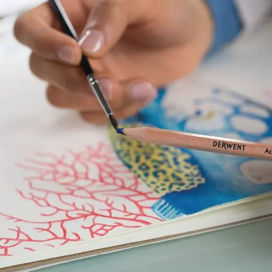 Derwent&reg; Academy Watercolor Pencil 12 Color Tin Set {17}