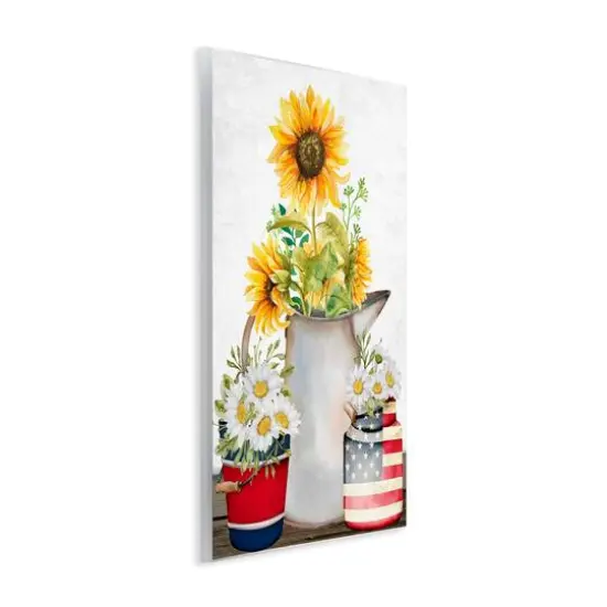 Stupell Industries Americana Flower Bouquets Wall Plaque Art {4}