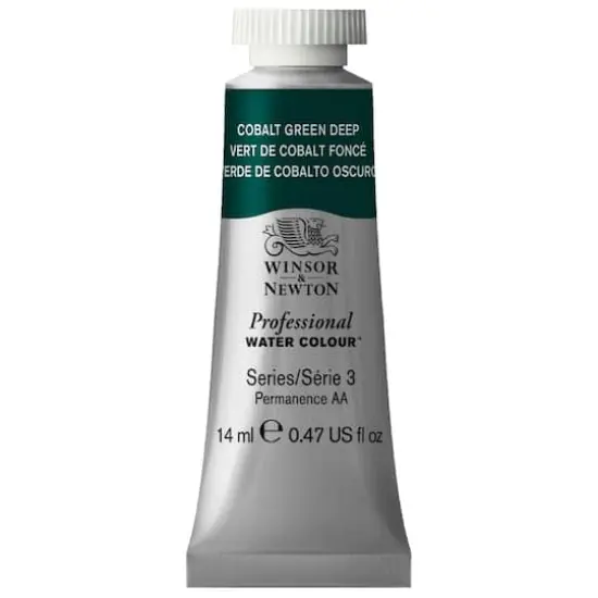 Winsor & Newton&reg; Professional Water Colour&trade; Paint Tube, 14mL Cobalt Green Deep {1}