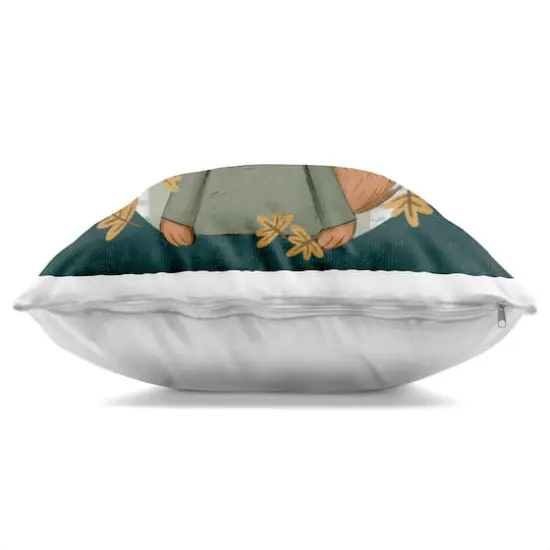 Stupell Industries Autumnal Fox & Birch Trees Decorative Printed Throw Pillow {4}