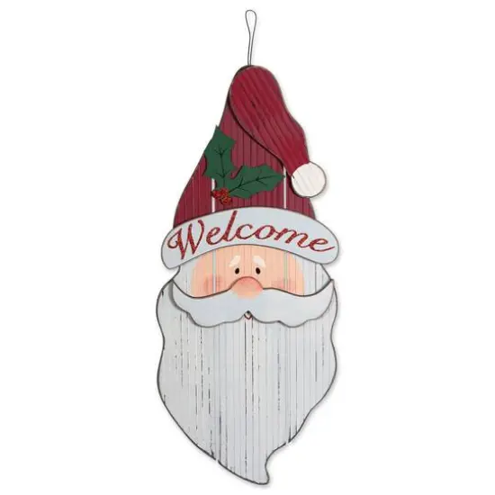DII&reg; Santa Claus Welcome Hanging Sign {1}