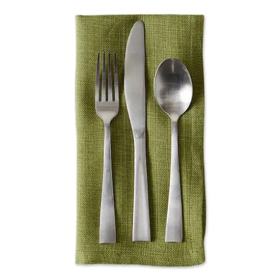DII&reg; Variegated Napkin Set, 6ct. Olive Green {4}
