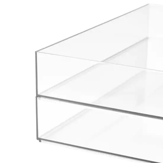12" x 12" Clear Stackable Storage Tray by Simply Tidy&trade; {6}
