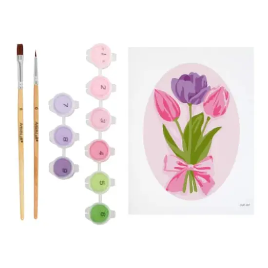 Tulips Paint-by-Number Mini Kit by Artist's Loft&reg; {3}