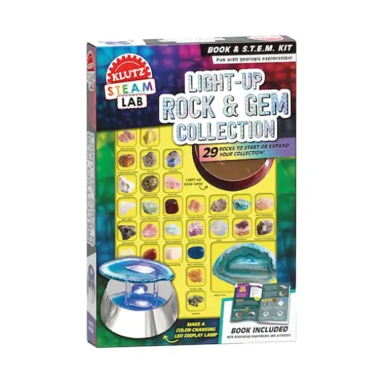 Klutz&reg; S.T.E.A.M. Lab Light-Up Rock & Gem Collection {1}